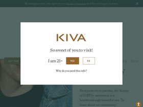 'kivaconfections.com' screenshot