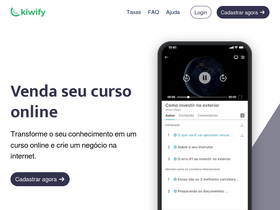 'kiwify.com.br' screenshot