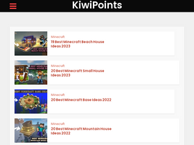 'kiwipoints.com' screenshot