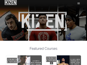 'kizentraining.com' screenshot