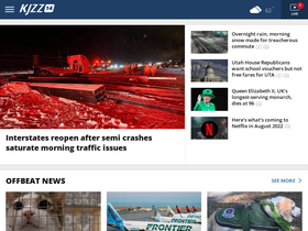 'kjzz.com' screenshot