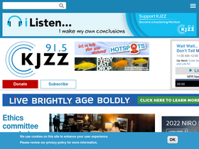 'kjzz.org' screenshot