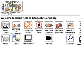 'kksongs.org' screenshot