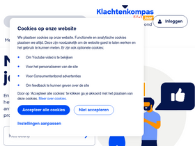 'klachtenkompas.nl' screenshot