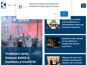 'klankosova.tv' screenshot
