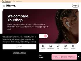 'klarna.com' screenshot