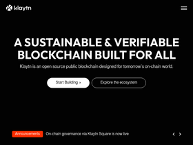 'klaytn.com' screenshot