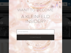 'kleinfeldbridal.com' screenshot