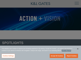 'klgates.com' screenshot