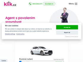 'klik.cz' screenshot