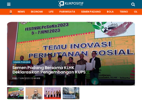 'klikpositif.com' screenshot