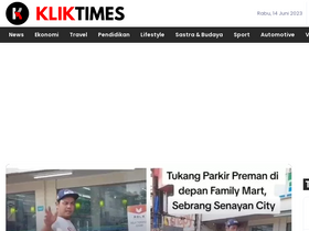 'kliktimes.com' screenshot