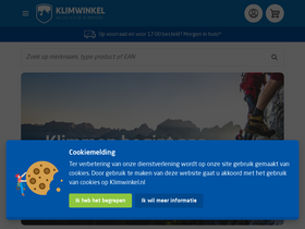 'klimwinkel.nl' screenshot