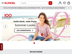 'klingel.de' screenshot