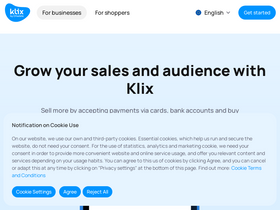 'klix.app' screenshot