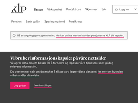 'klp.no' screenshot