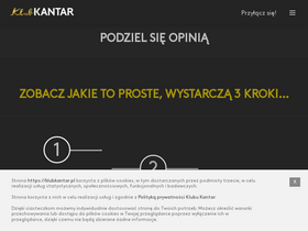 'klubkantar.pl' screenshot