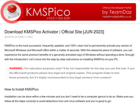 'kmspico10.com' screenshot