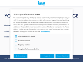 'knauf.com' screenshot