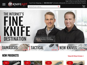 'knifeart.com' screenshot