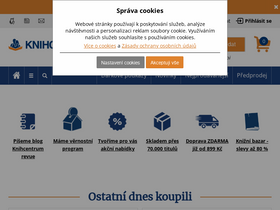'knihcentrum.cz' screenshot