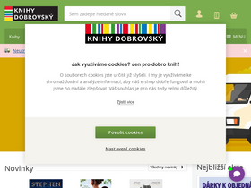 'knihydobrovsky.cz' screenshot