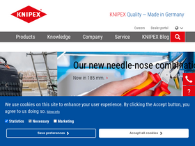 'knipex.com' screenshot