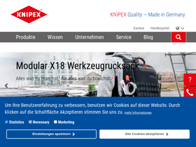 'knipex.de' screenshot