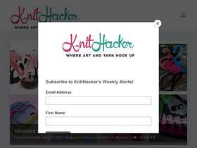 'knithacker.com' screenshot