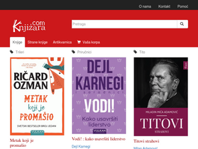 'knjizara.com' screenshot