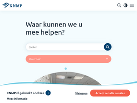 'knmp.nl' screenshot