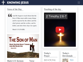 'knowing-jesus.com' screenshot