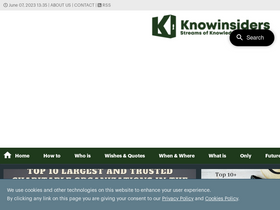 'knowinsiders.com' screenshot