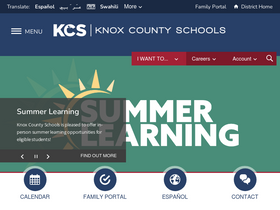 'knoxschools.org' screenshot