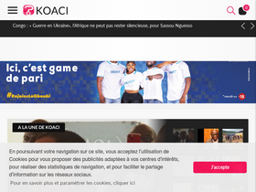 'koaci.com' screenshot