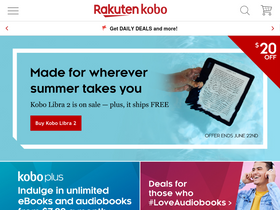 'kobo.com' screenshot