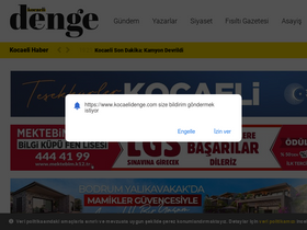 'kocaelidenge.com' screenshot