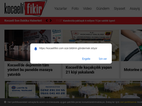 'kocaelifikir.com' screenshot