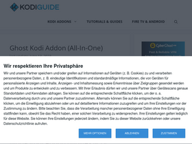 'kodi-guide.com' screenshot