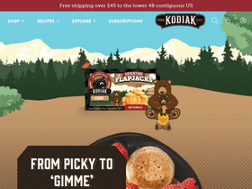 'kodiakcakes.com' screenshot