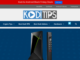 'koditips.com' screenshot