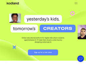 'kodland.org' screenshot