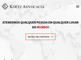 'koetzadvocacia.com.br' screenshot