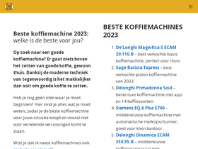 'koffiemachine.org' screenshot