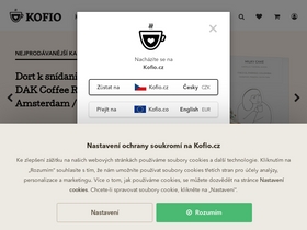 'kofio.cz' screenshot