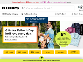 'kohls.com' screenshot