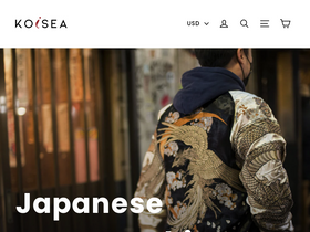 'koisea.com' screenshot