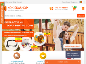 'kokiskashop.ro' screenshot