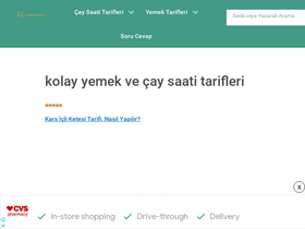 'kolaylezzet.com' screenshot
