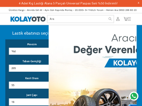'kolayoto.com' screenshot
